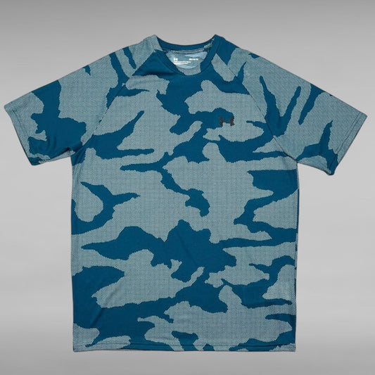 UNDER ARMOUR TECH CAMO - BLUE/ GREEN