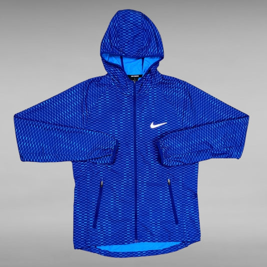 NIKE DIGITAL PRINT JACKET - BLUE (PRELOVED)